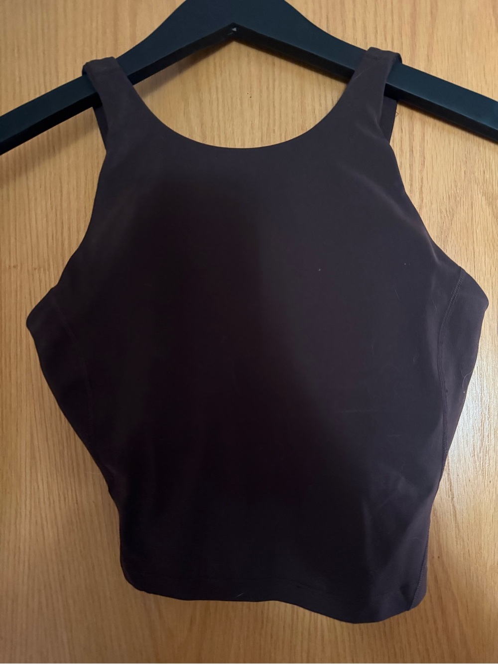 lululemon athletica High Neck Cropped Tank - Dark Brown